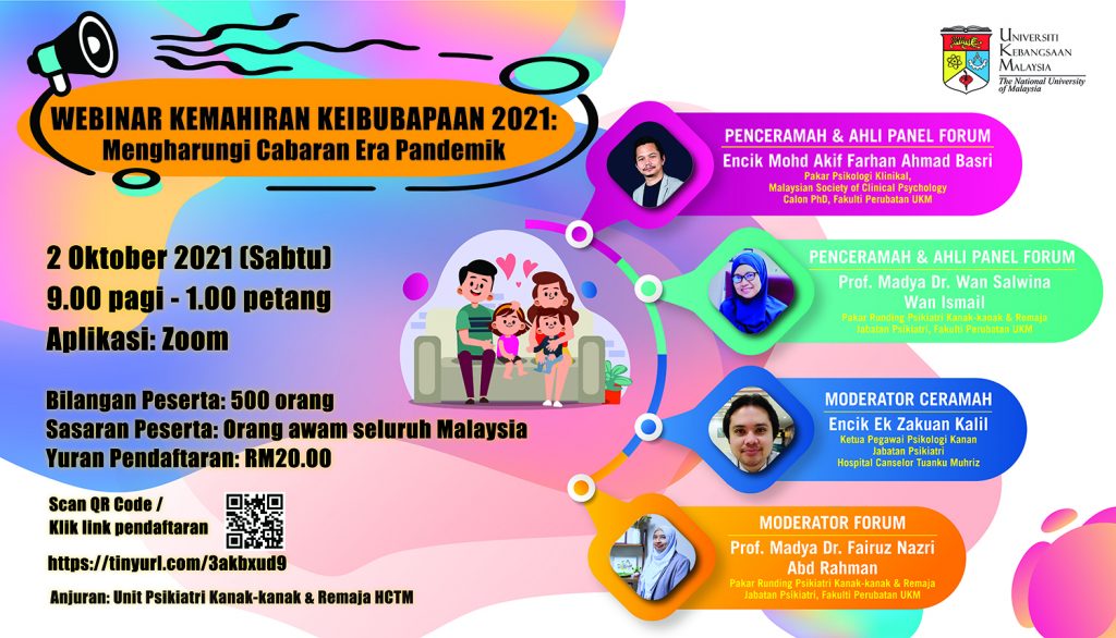 Webinar “Kemahiran Keibubapaan 2021: Mengharungi Cabaran Era Pandemik”